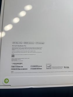 2026 16” Mac Book Pro M5 MAX 48GB 2TB Brand New in Box