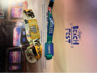 Baja Beach Fest VIP wristband