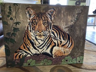 Tiger Oil Painting