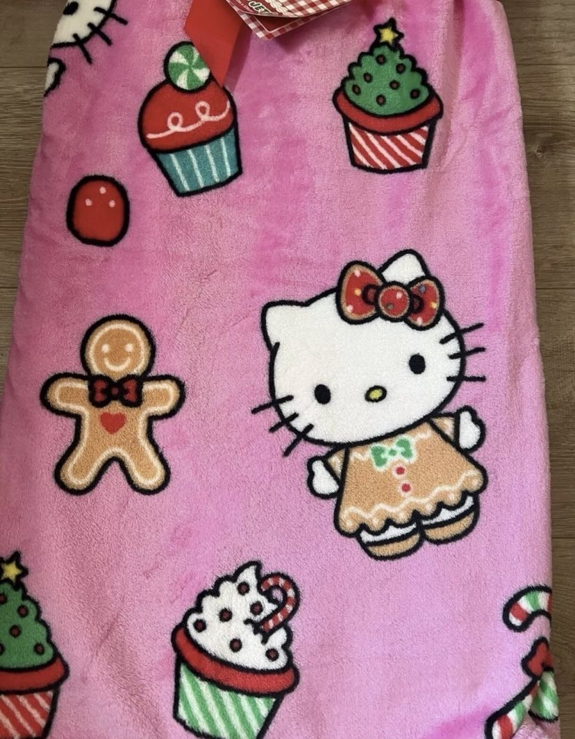 Candy Land Hello Kitty Blanket Throw