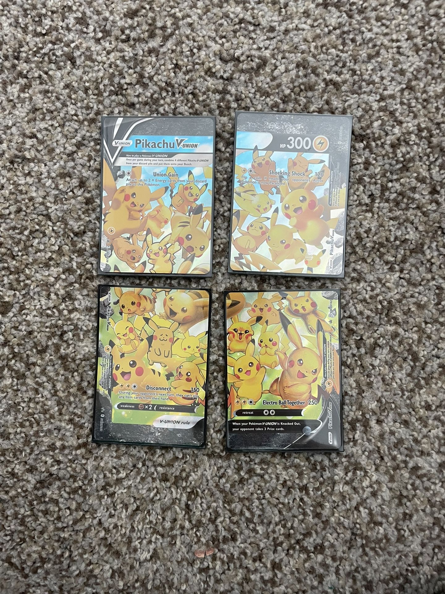 Pikachu V-Union All Cards Included