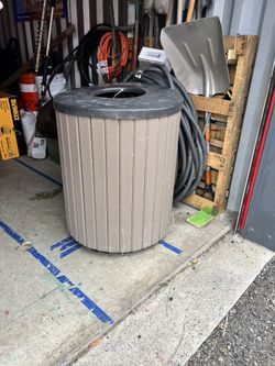 Uline Trash Can