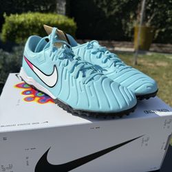 Nike Tiempo Legend 10 Turf Turquoise Size 6.5M / 8W