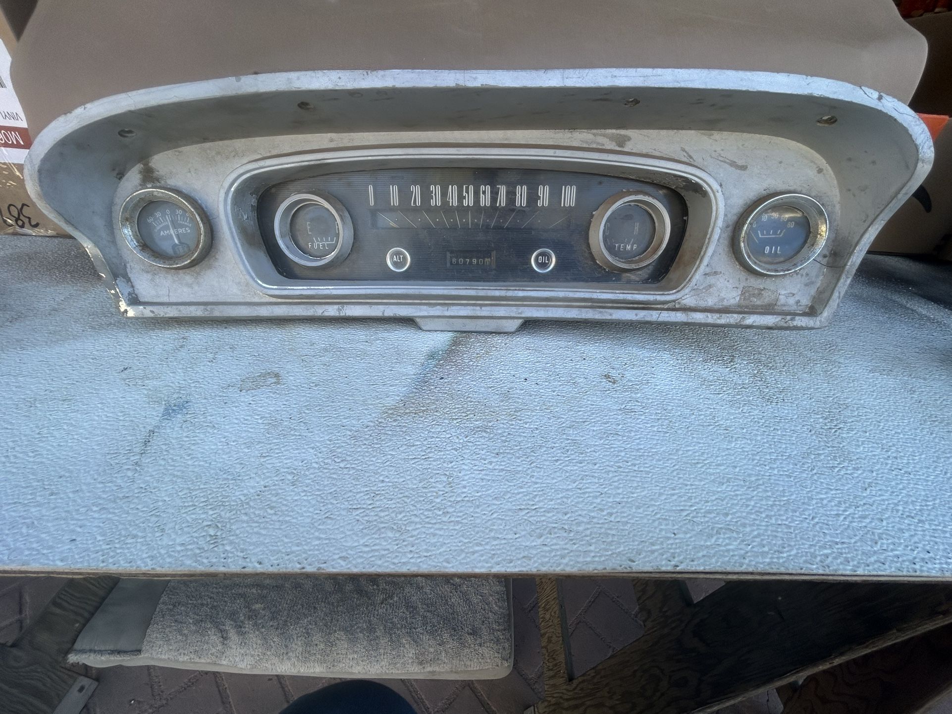 65 Ford F-100 Dash Instrument Panel And More