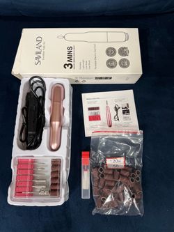 Saviland Portable Electric Nail Drill Kit