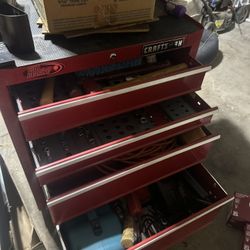 3 Piece Craftsman Tool Box With Tools