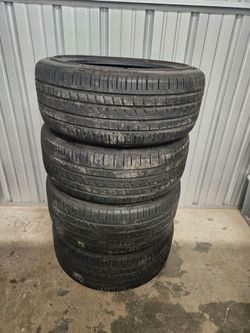 Tires staggered