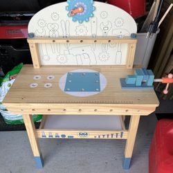 Kids Work Bench No Tools 