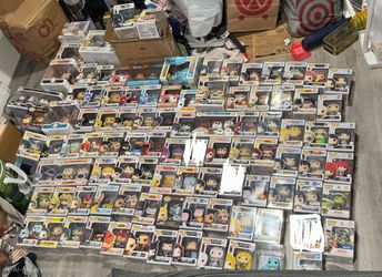 Large Funko Pop Collection Lot