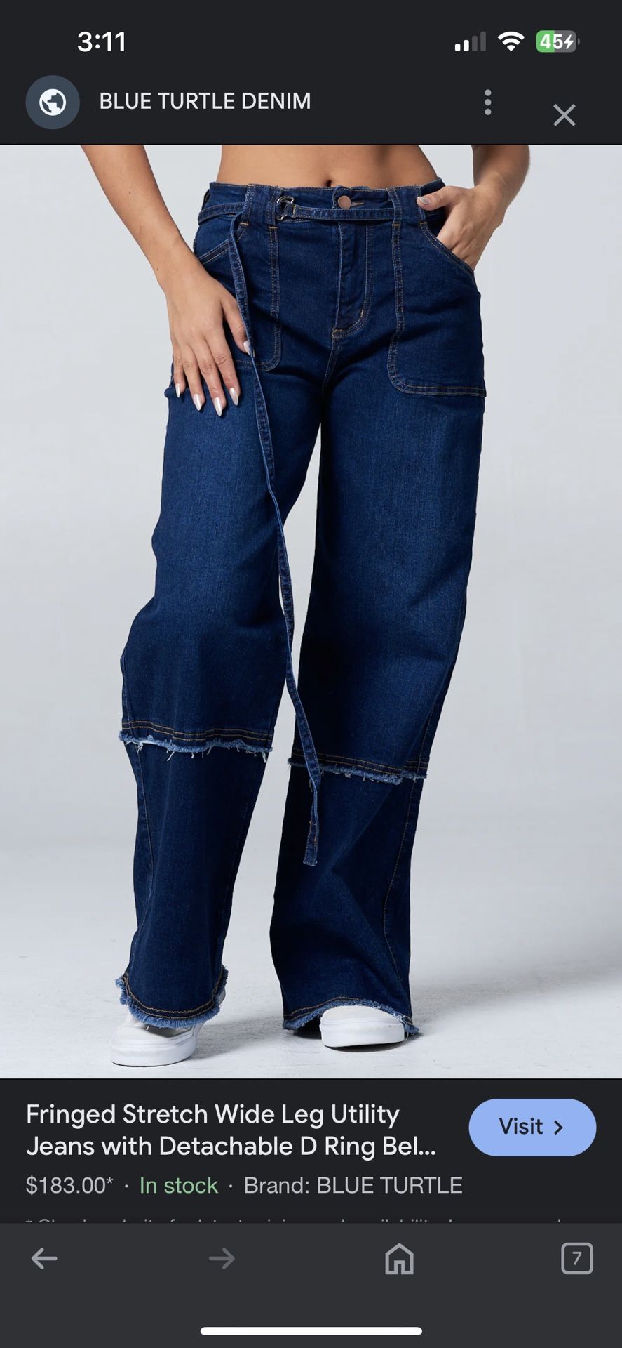 Blue Turtle Denim Size 5