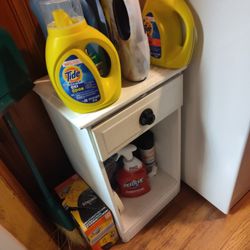White Storage Cabinet 