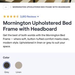 Queen bed frame By nectar BRAND NEW $300 OBO