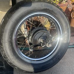 Honda Rebel 250 Rear Wheel And Tire 