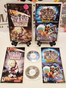 Sony PSP Death Jr. & Root Of Evil Halloween Video Game CIB Set