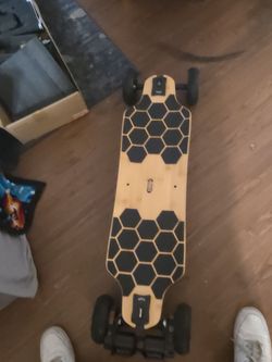 Electric Longboard with All-Terrain Wheels