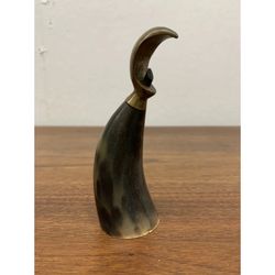 Vintage Danish Horn & Brass Bottle Opener