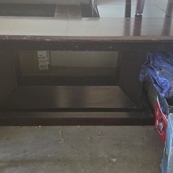 6ft Wooden Dining Table With 6 Chairs And 18" Leaf