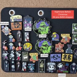 Nightmare Before Christmas Pin Lot