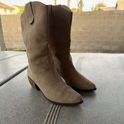 Suede Leather Boots