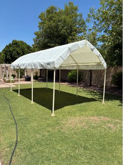 10’ x 20’ steel frame canopy