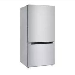 Vissani 18.7 cu. ft. Bottom Freezer Refrigerator in Stainless Steel
