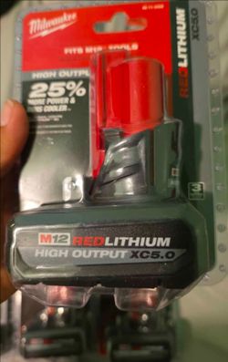 Milwaukee M12 5.0 High Output
