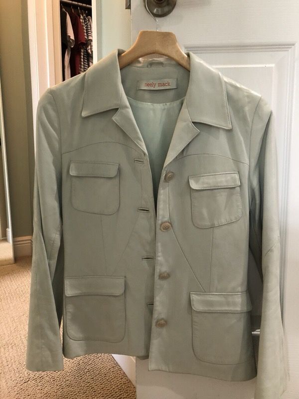 Neely Mack leather jacket-size small- women’s