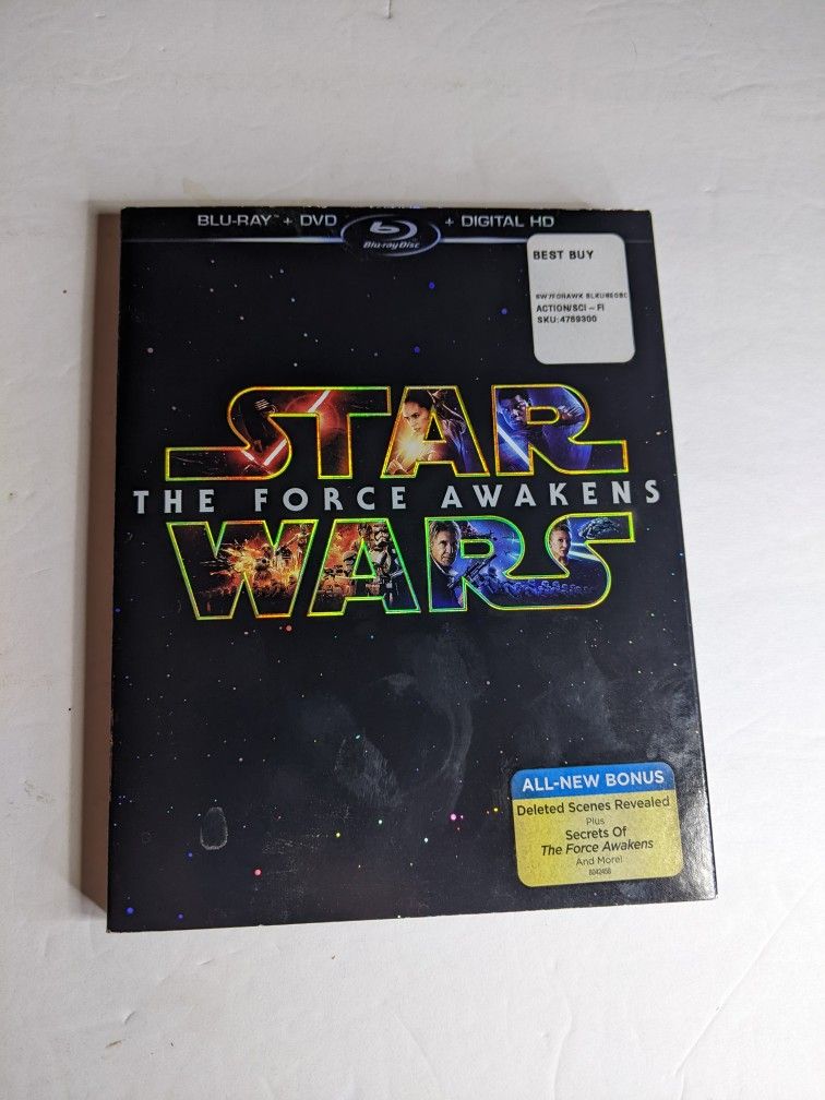 BLU RAY DVD DIGITAL HD STAR WARS THE FORCE AWAKENS INFO BELOW