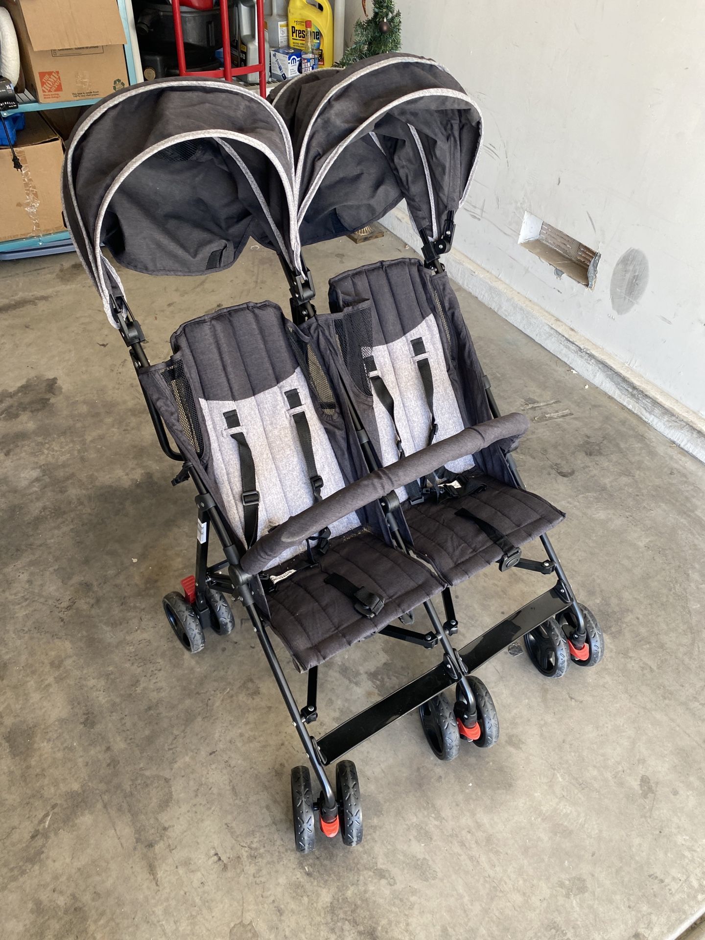 Double Side by Side Stroller - Brand New 