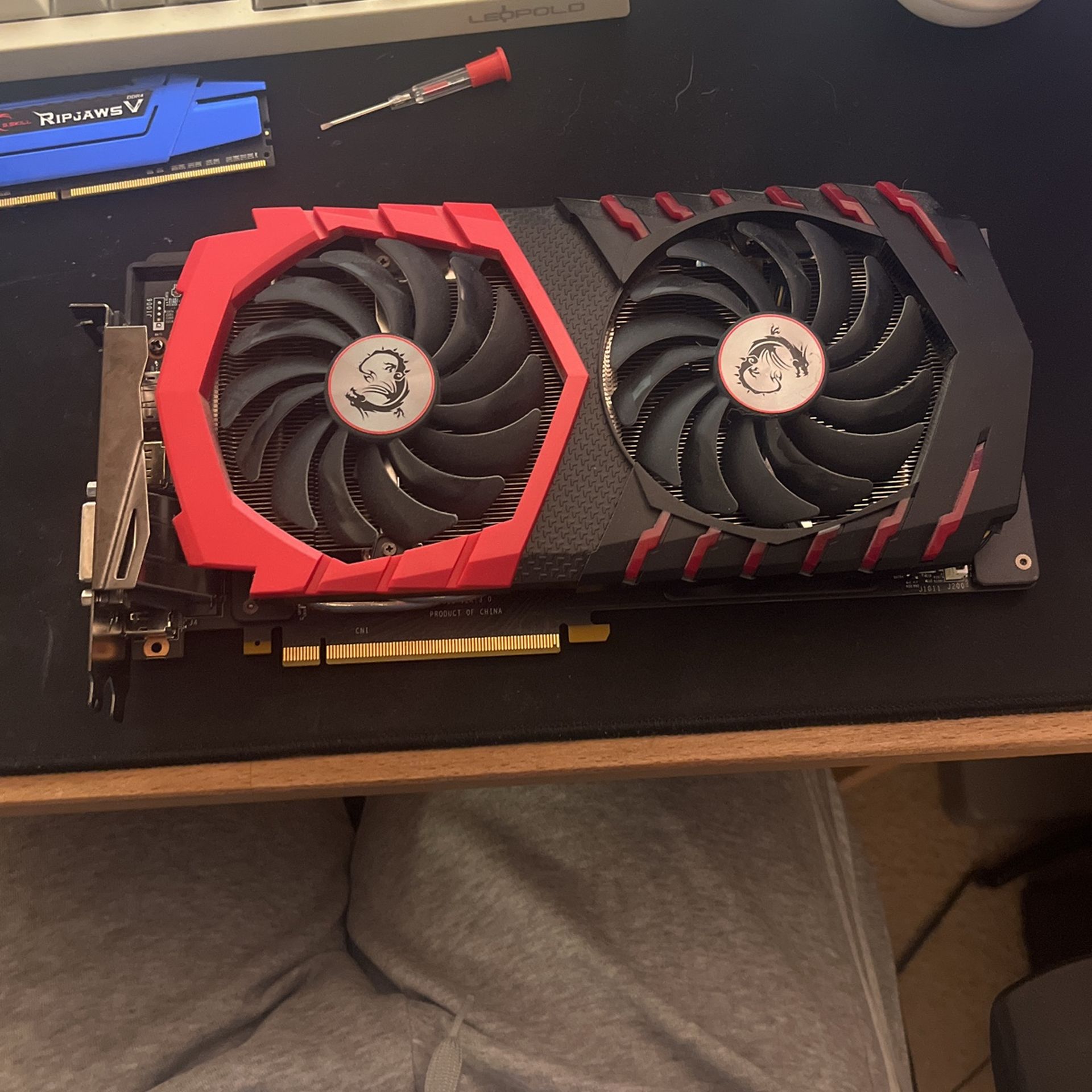 Used MSI Nvidia GeForce GTX 1060 6GB Graphics Card