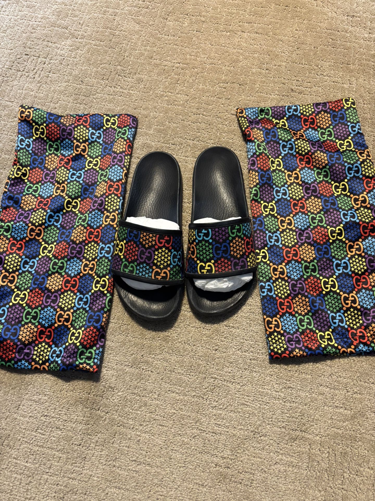 Gucci Psychedelic Slides - Men’s US 11