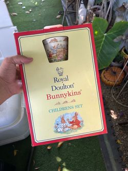 boxed Royal Doulton Bunnykins Children's Set
