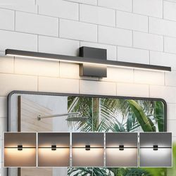 Black LED Vanity Light – Sleek, Minimal & Bright