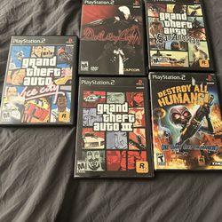 Ps2 Games Grand Theft Auto Devil May Cry Destroy All 