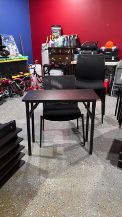 Small Desk and Chair Combo