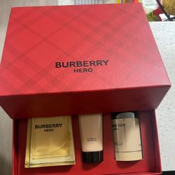 Brand New Burberry Hero’s Set Cologne 100 ML Deodorant And Lotion 