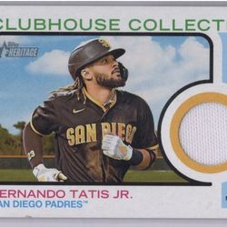 2022 Topps Tatis Game Used Memorabilia Card