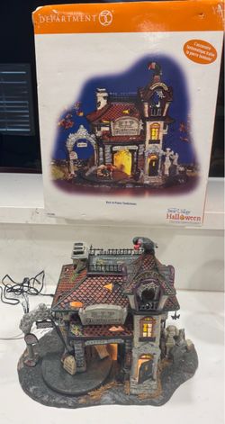 Department 56 Snow Village Halloween - Rest In Peace Tombstones