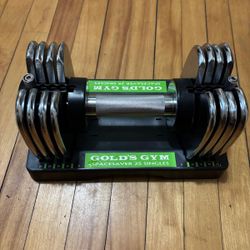 Golds Gym Space saver Adjustable Dumbell 