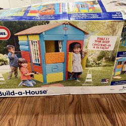 Little Tikes Build-a-House Kids Playhouse
