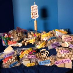 FIRST $60 TAKES ALL....ALL MUST GO... Huge Amount Wood Craft Pieces And Miniatures ...