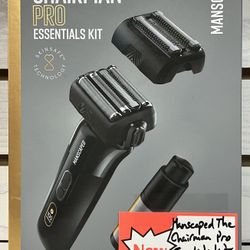 Manscaped The Chairman Pro Essential Kit Shaver Brand New 