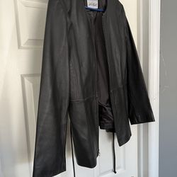 Women’s Leather Grey Jackets 