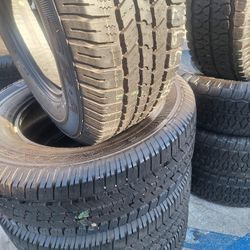 LT 265/70/18/$400 SEMI NEW FOUR TIRES GENERAL ALSO WE HAVE NEW TIRES ON ESPECIAL PRICES