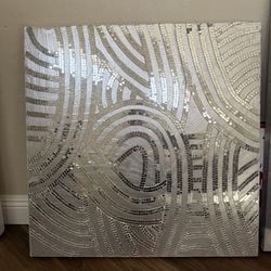 Mirrored Wall Art 32”x32” $25 Obo