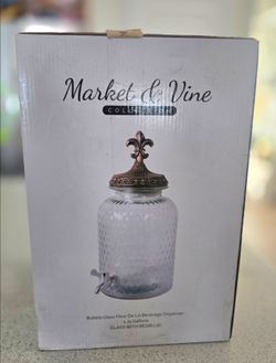 NEW Glass Beverage Dispenser