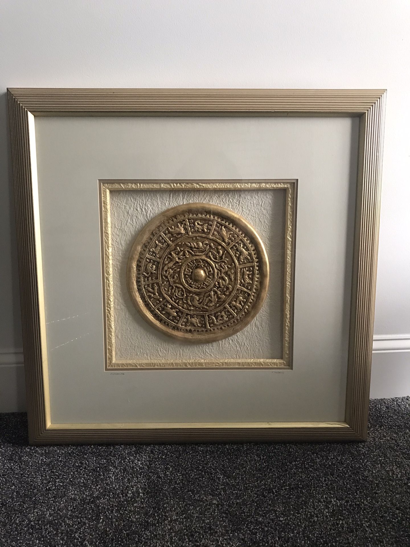 Signed F McLain Elements Print