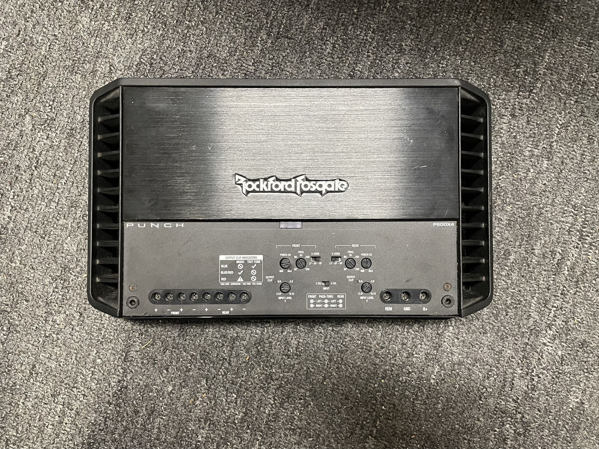 Rockford Fosgate Punch 600x4 Amplifier 