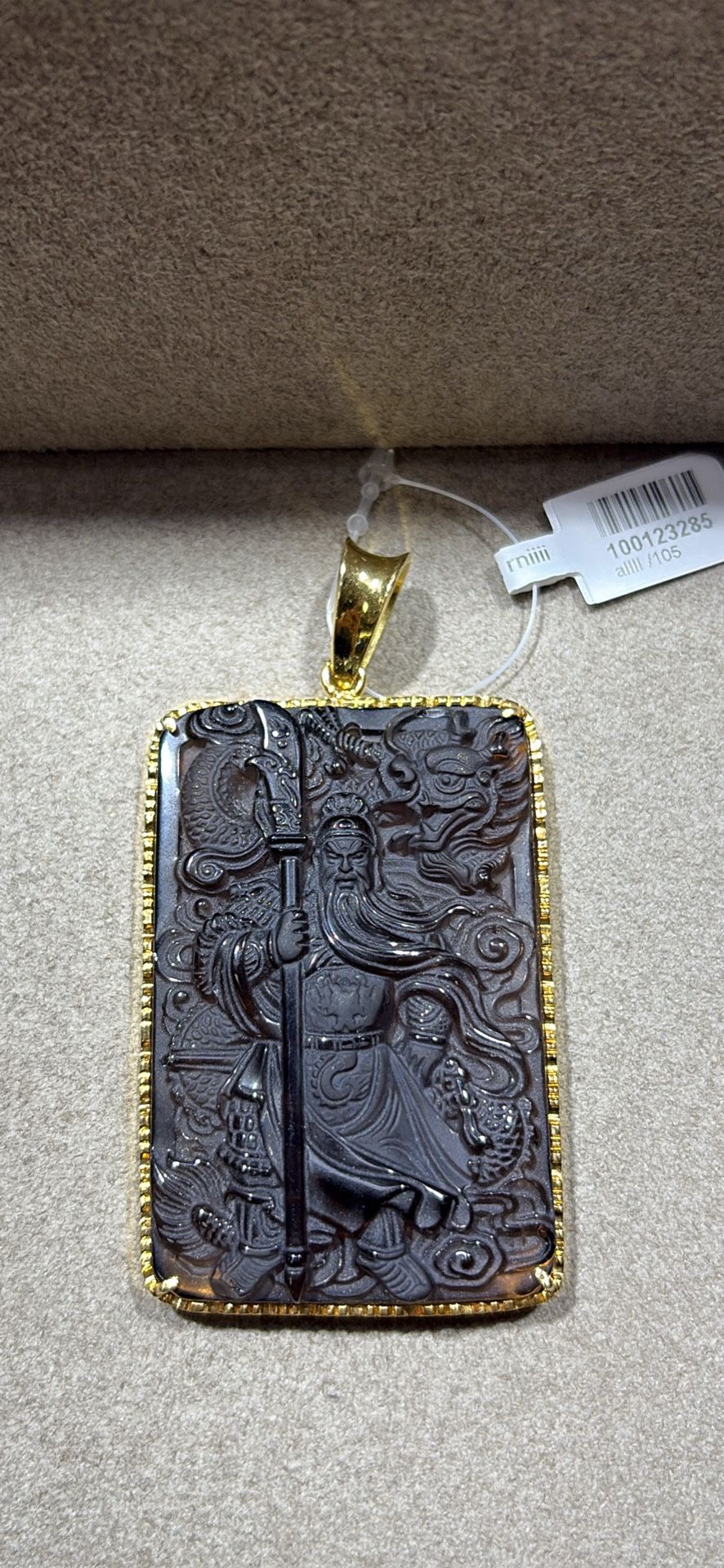 Chinese Gold Pendant