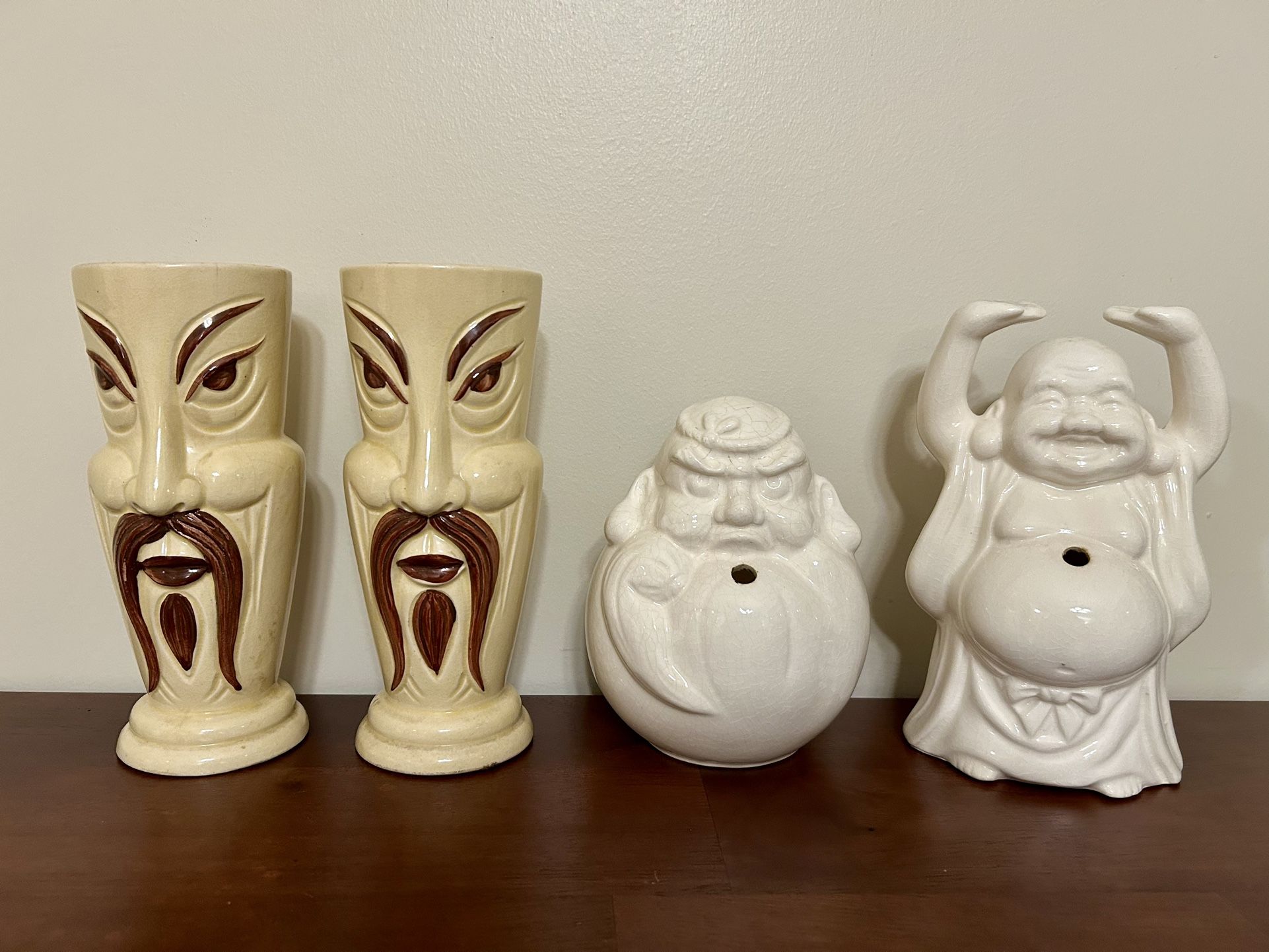 Sets of Tiki Mugs Vintage